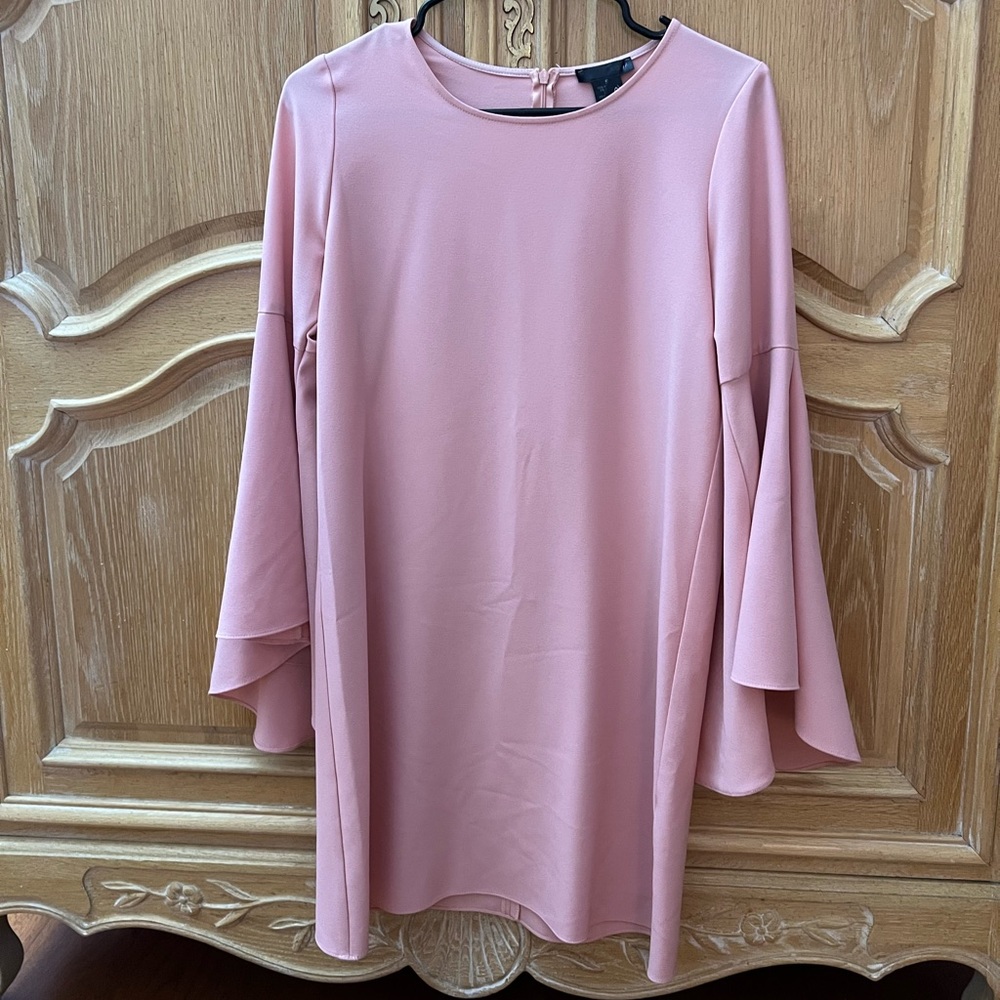Pink long sleeve AQUA dress (bloomingdales)